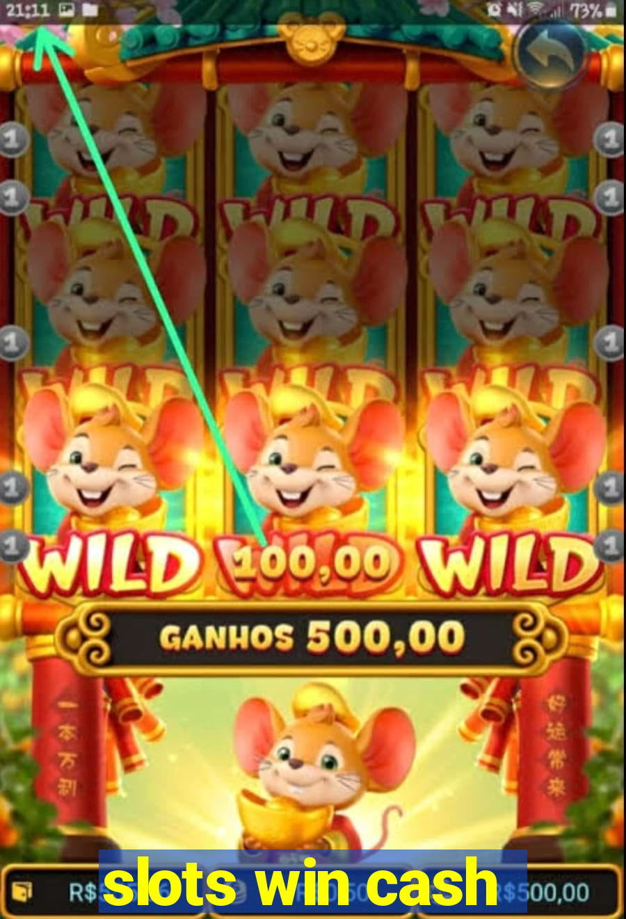 slots win cash